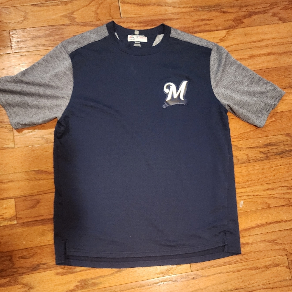 Milwakee Brewers Mens Sz XL Jersey Shirt